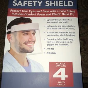 Pack of 4 face shields